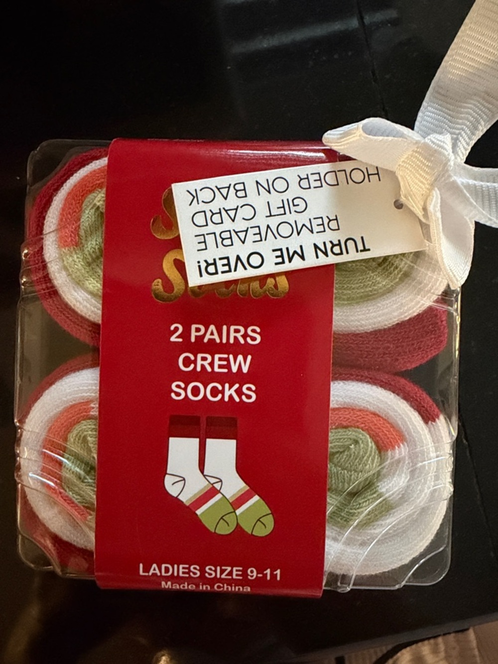 Sushi Socks - 2 pair crew sock